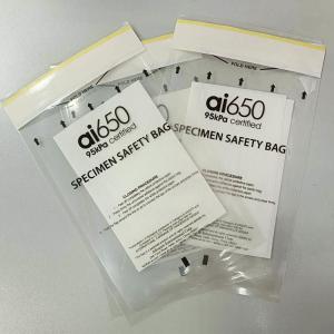 Quality 6x9.5&quot; 95kPa Biohazard Waste Disposal Bags Sample Protection for sale