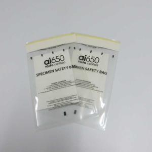 Quality 100% LDPE Four Slot Biological Specimen Bag Customized for sale