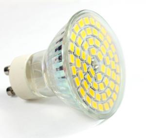 Quality Aluminum glass led spot light GU10 AC85-265V E27 bulb 60pcs SMD2835 new down indoor lamp for sale
