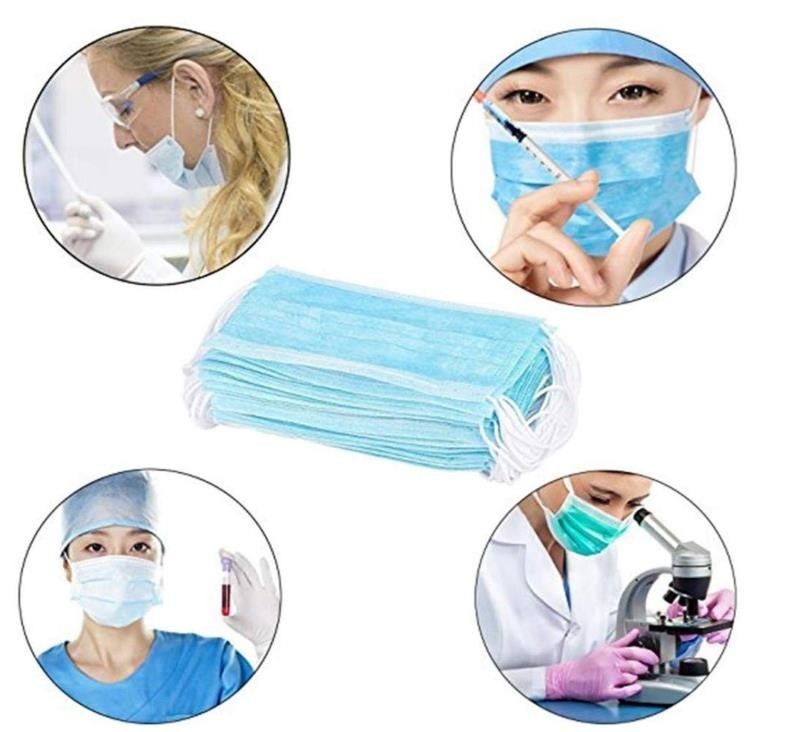 Quality Eco Friendly Disposable Surgical Mask High BFE With Adjustable Nose Piece for sale