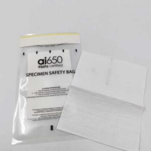 Quality 95kpa Biohazard Specimen Bags 3 Wall Clear Logo Printing for sale