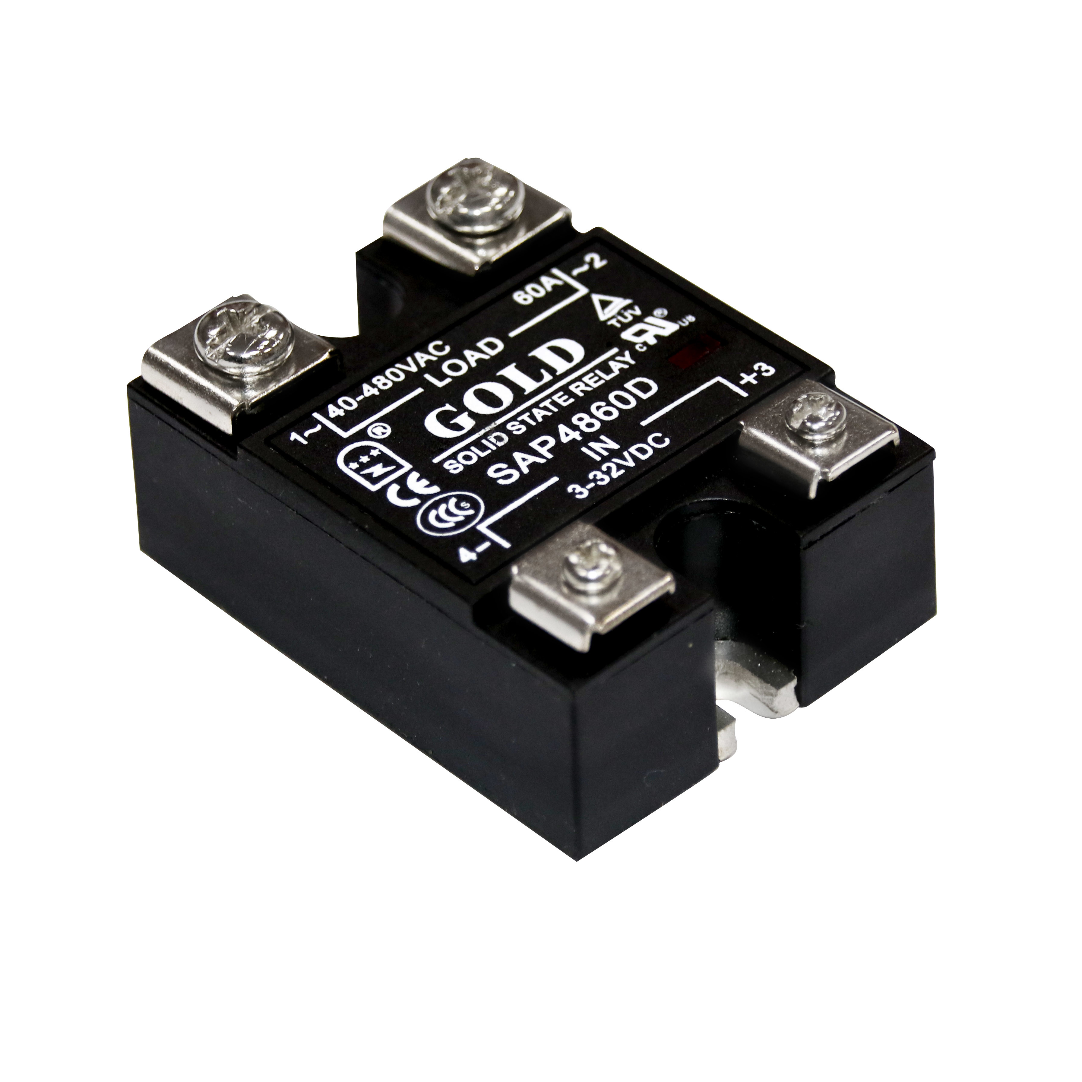 Quality Single Phase High Current 25AMP 40-530VAC AC SSR Relay for sale
