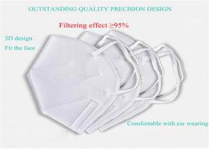 Quality Laboratory KN95 Dustproof Disposable Face Mask Filtration Efficiency 99% PFE for sale