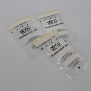 Quality Disposable Zip Lock Clear Medical Specimen Ziplock Bags Customized for sale