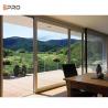 Buy cheap Double Tempered Glass 6063 Aluminium Sliding Doors Black White Color from wholesalers