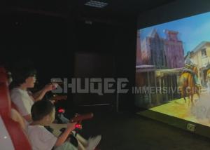 Quality Interactive 7D  Movie Theater Shooting Game Gun Cinema With 12/26/30 Seating for sale