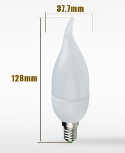 Quality 3W LED Plastic E14 Bulb Candle twist Light  with SMD2835 chip Epistar for sale