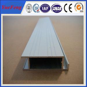 Quality extruded aluminum rail price, aluminium profiles frame with painting(powder coating) for sale