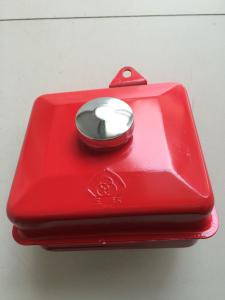 Quality Diesel engine fuel tank red color with logo for R170 small and big fuel cock hole 50mm and 56mm for sale