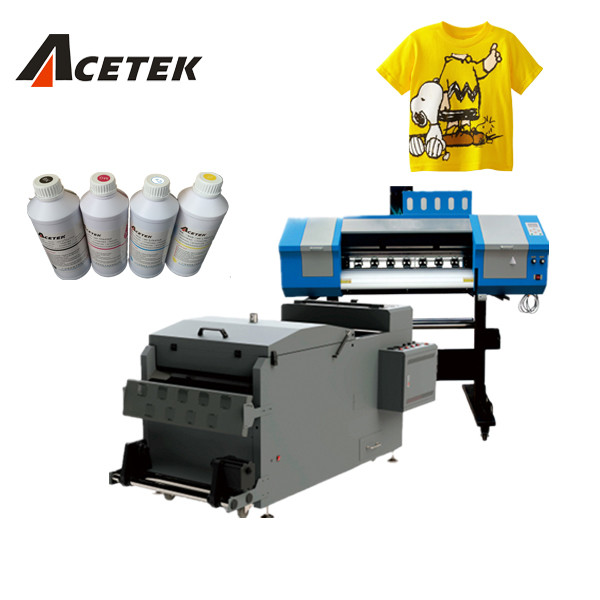 Quality Powder Shaking Dtf Film Printer Textile Ink With 4 I3200 Print Head for sale
