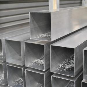 Quality New Big Size China Manufacturer Aluminum Square Tube Coated 200x200 6000 Series Aluminum Squeeze Tube for sale