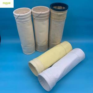 Quality 550gsm Round Disc Polyester Anti Static Filter Bag For Cement Plant for sale