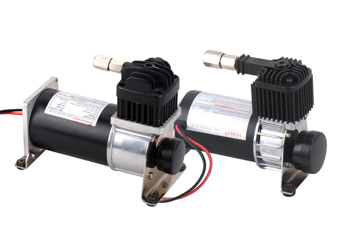 Quality DC12V Air Ride Suspension Pump Chrome and Black for Truck and Car Tunning for sale