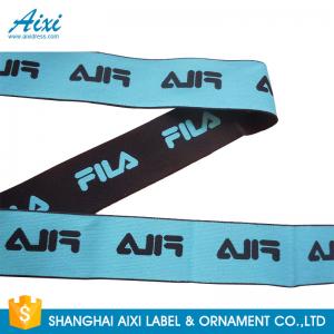 Quality Nylon / Polyester / Cotton Webbing Jacquard Elastic Band For Garment / Underwear for sale