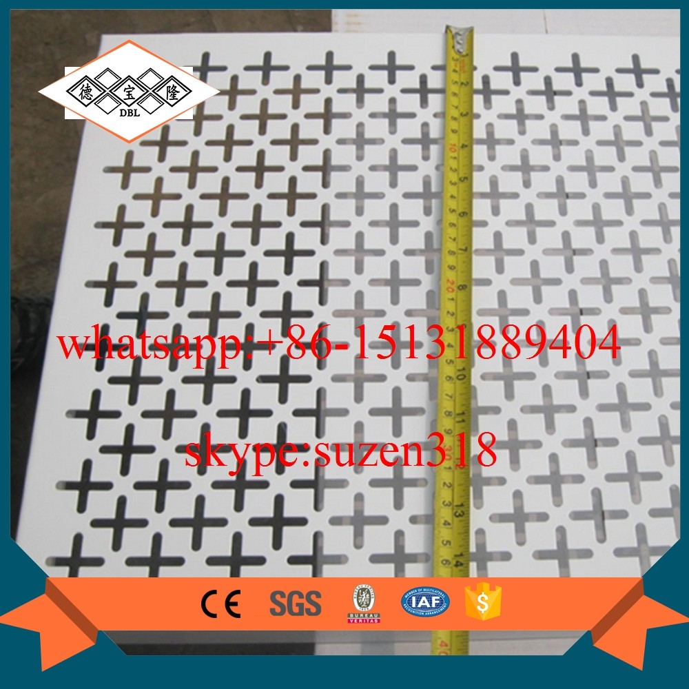 Quality decorative pattern aluminum perforated panel lowes perforated sheet metal for sale