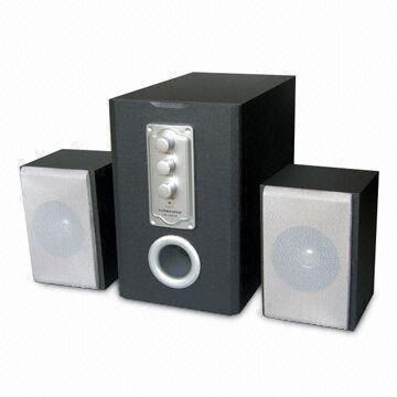 Quality 2.1ch Subwoofer Multimedia Speaker, Measuring 140 x 225 x 220 and 95 x 153 x 105mm for sale