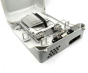 Quality 144 Fibers 10 x 12 SC Fiber Optic Termination Box 2 Ports 6 Trays Durable for sale