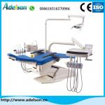 Hot sale electrical dental chair unit with down-mounted instrument tray