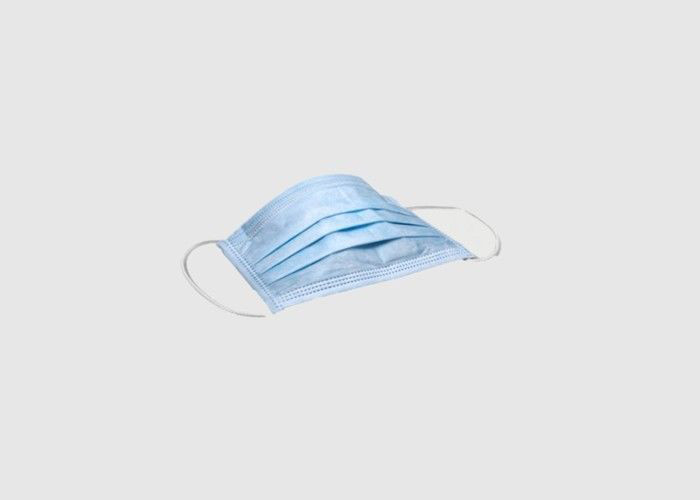 Disposable Earloop Face Mask Skin Friendly Low Sensitivity 3 Ply Non Woven Face Mask