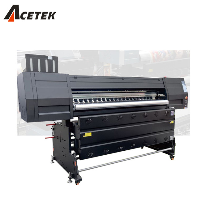 Buy cheap 300sqm/H 8pcs I3200 Head Sublimation Paper Printing Machine CMYK Color from wholesalers