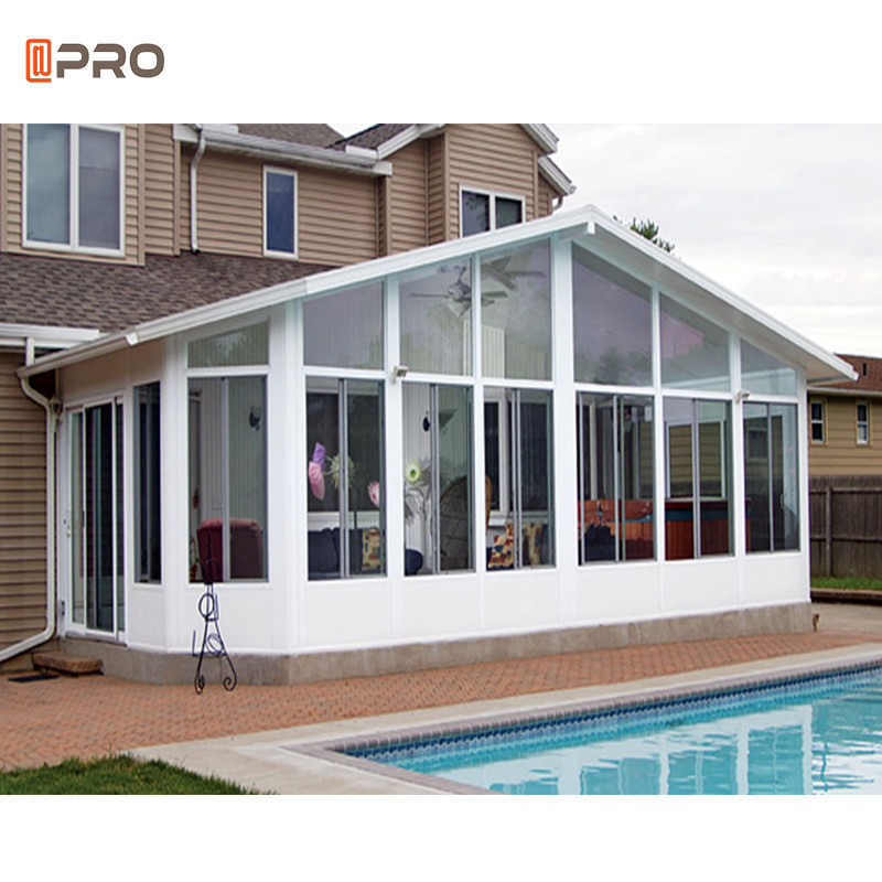 Quality 3D Model Villa Roof Glass Florida Room Free Standing Sunroom 4M X 5M for sale