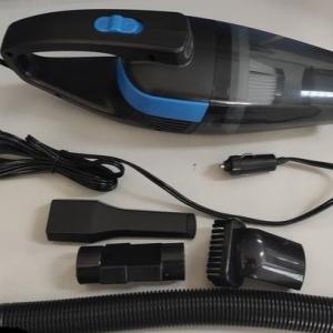 Quality DC12V Handheld Car Vacuum Cleaner With Cigarette Lighter LED Lamp Plastic Black for sale