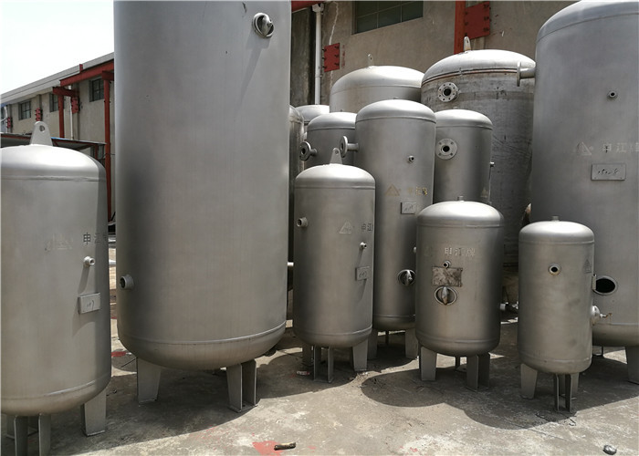 Quality 232psi Pressure Horizontal Air Compressor Tank , Water / Gas / Propane Storage Tanks for sale