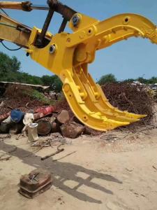 Quality Heavy Duty 250mm Mechanical Grapples 42CrMo Demolition For Excavator for sale