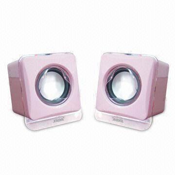 Quality 2.0CH Computer Speaker with 3.5mm Stereo Input and USB Port for sale