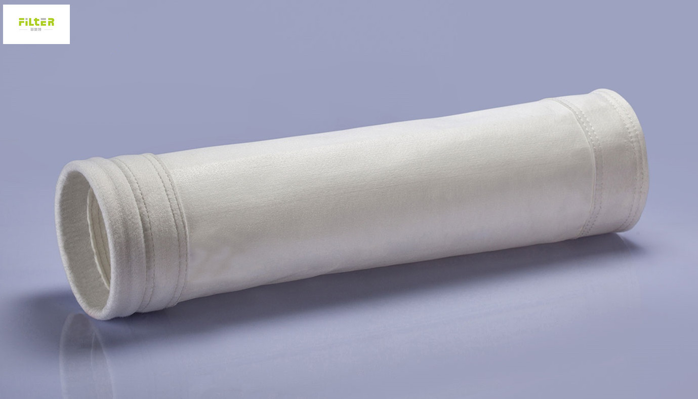 Quality 500g 550GSM Industrial Polyester Filter Bag For Cement Plants for sale