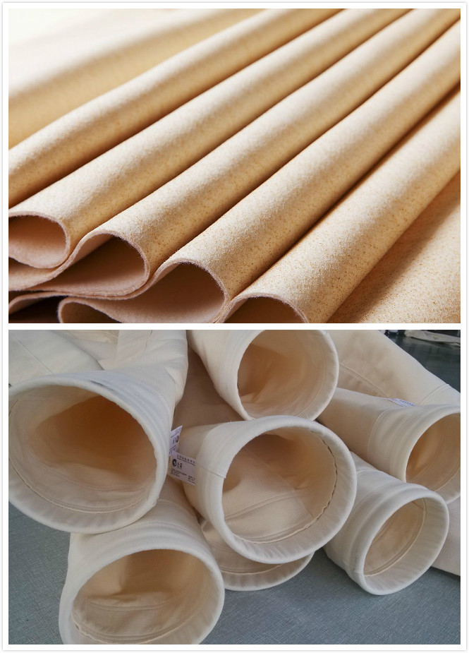 Quality Nomex Aramid Industrial Filter Cloth / Air Filter Cloth Material 450GSM~650GSM for sale