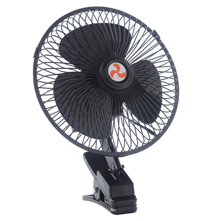 Quality 12V / 24V Car Cooling Fan With Half Safety Metal Guard Long Working Life for sale