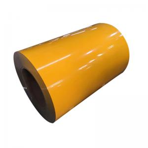 Quality Yellow Prepainted Aluminum Coil Alloy Coated Gi Steel 1240mm 1270mm 1520mm for sale