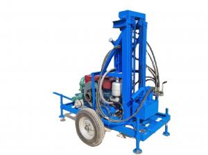 Quality 200m 450rpm Portable Hydraulic Water Well Drilling Rig For House Yard for sale