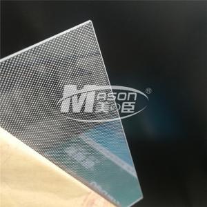 Quality Laser Dotting Engraving 2.0mm Acrylic Light Guide Plate For Light Box for sale