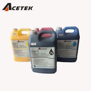 Quality C M Y K LC LM Solvent Based Ink 5L Plastic Bottle For Konica KM512i head for sale