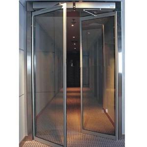 Quality Interior Decoration Aluminum Hinged Door Hollow Glass Solid Structure for sale