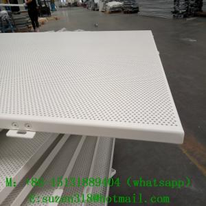 Quality perforated aluminum ceiling tiles / aluminium perforated panels for sale