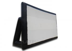 Quality Black And White Inflatable Tv Screen Water Resistance Easy Operation for sale