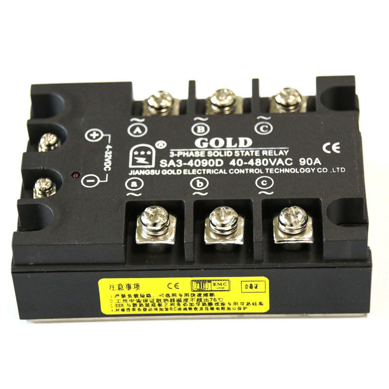 Quality 3mA Off State Leakage 3 Phase SSR Relay 75a 240v for sale