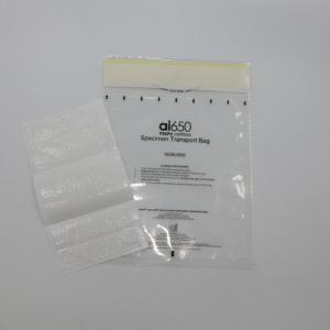 Quality Lab Biohazard Self-Adhesive Autoclave Specimen LDPE Bags for sale