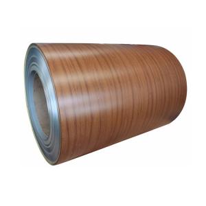 Quality T3 Temper Wood Grain PVDF Coated Aluminum Strips Good Weldability for sale