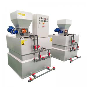 Quality PAM Chemical Dosing System Industrial Wastewater Treatment Device PLC Control for sale