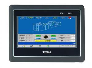 Quality EtherNet 7.4inch HMI Control Panels RS485 HMI LCD Display for sale