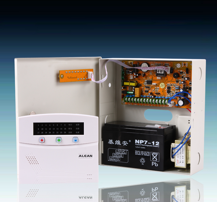 Quality 4 zones GSM network alarm control panel for sale