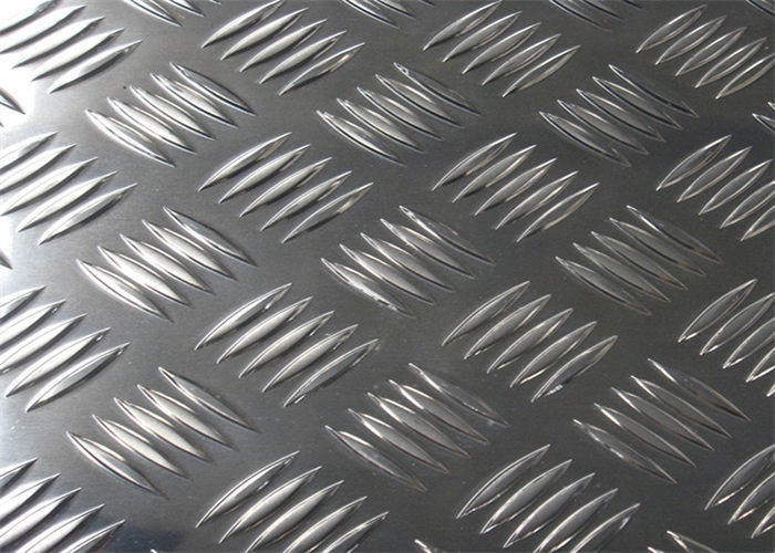 Quality 1050 1060 Bright Embossed Aluminum Plate 1100 Checkered Sheet  Alloy for sale