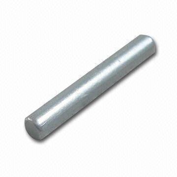 Quality Sintered NdFeB Magnet in Long Cylinder Shape, with Zinc Coating for sale