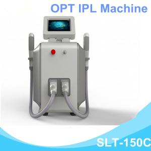 Quality Dual Handles Portable OPT IPL Machine , AFT SHR IPL Super Hair Removal for sale