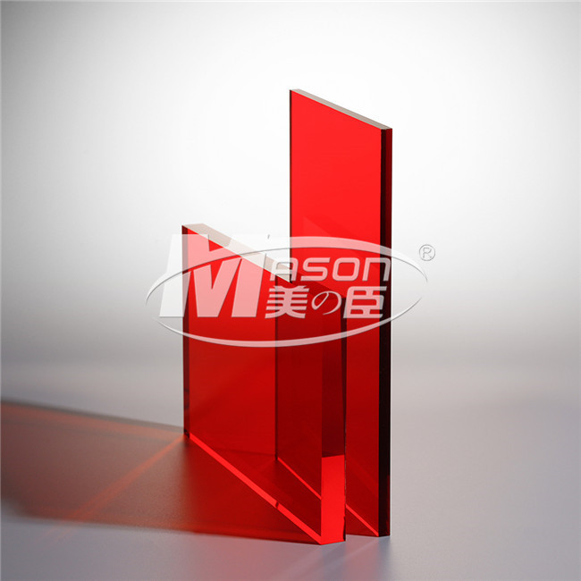 Quality Red Color Acrylic Sheet High Gloss Plastic Sheets Acrylic Board for sale