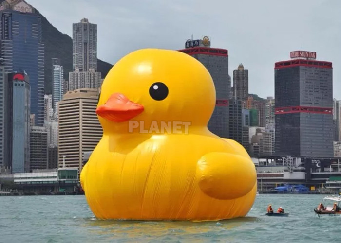 Quality Outdoor Water Advertising Inflatable Duck Model Big Yellow Rubber Duck For Commercial for sale